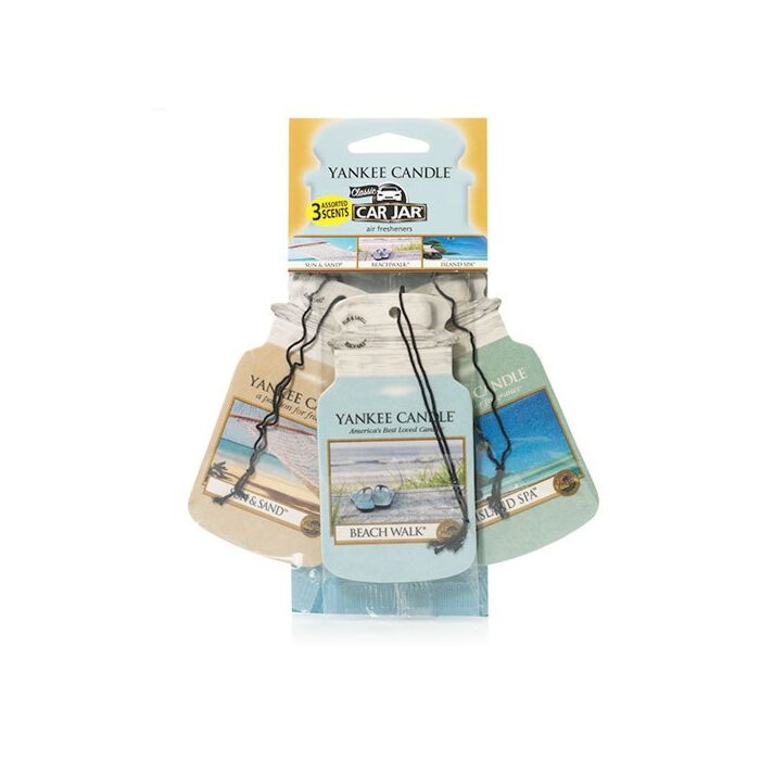 Yankee Candle Beach Vacation Car Jar (3-Pack)-1